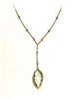 Halskette Sommer Dame in Gelbgold Quarzo AME VERDE D $/C - AME VERDE D $/C